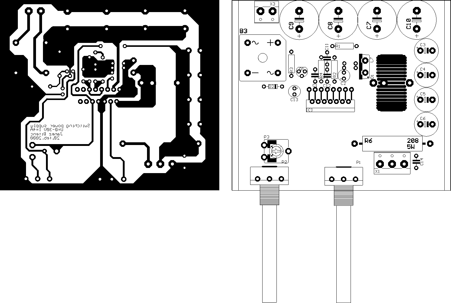 Switching power supply - PCB
